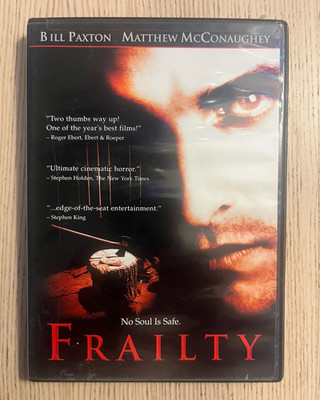 Frailty DVD R Matthew McConaughey Bill Paxton Eng w/Eng/Spa Subs WS