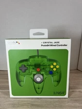 XYAB Proto64 Wired Controller Crystal Jade N64 Brand New In Box Nintendo 64