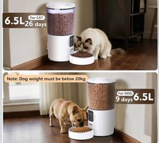 Smart Automatic Feeder for Cats, Dogs 6L White