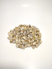 100 Grams Unfinished Wood Mini Hearts 1/2" Tall 3/8" Thick Est. 125 Pieces