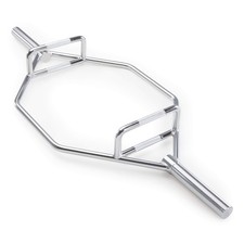 Olympic Hex Bar, Trap Bar for Squats, Deadlifts and Shrugs, Chrome-Plated Fin...
