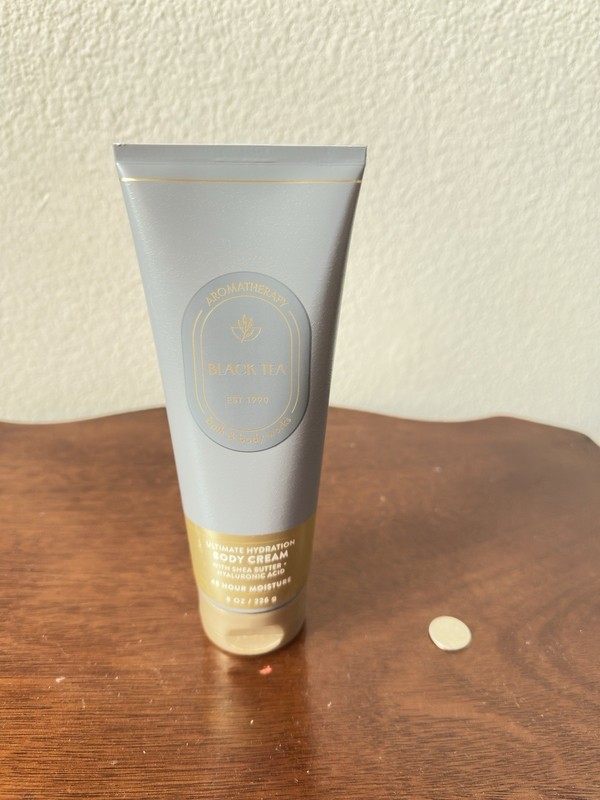 bath and body work body cream aromatherapy black tea ultimate hydration 8 oz new