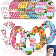 25 Pcs Adhesive Patch Compatible with Dexcom Sweatproof Colorful Floral Variety