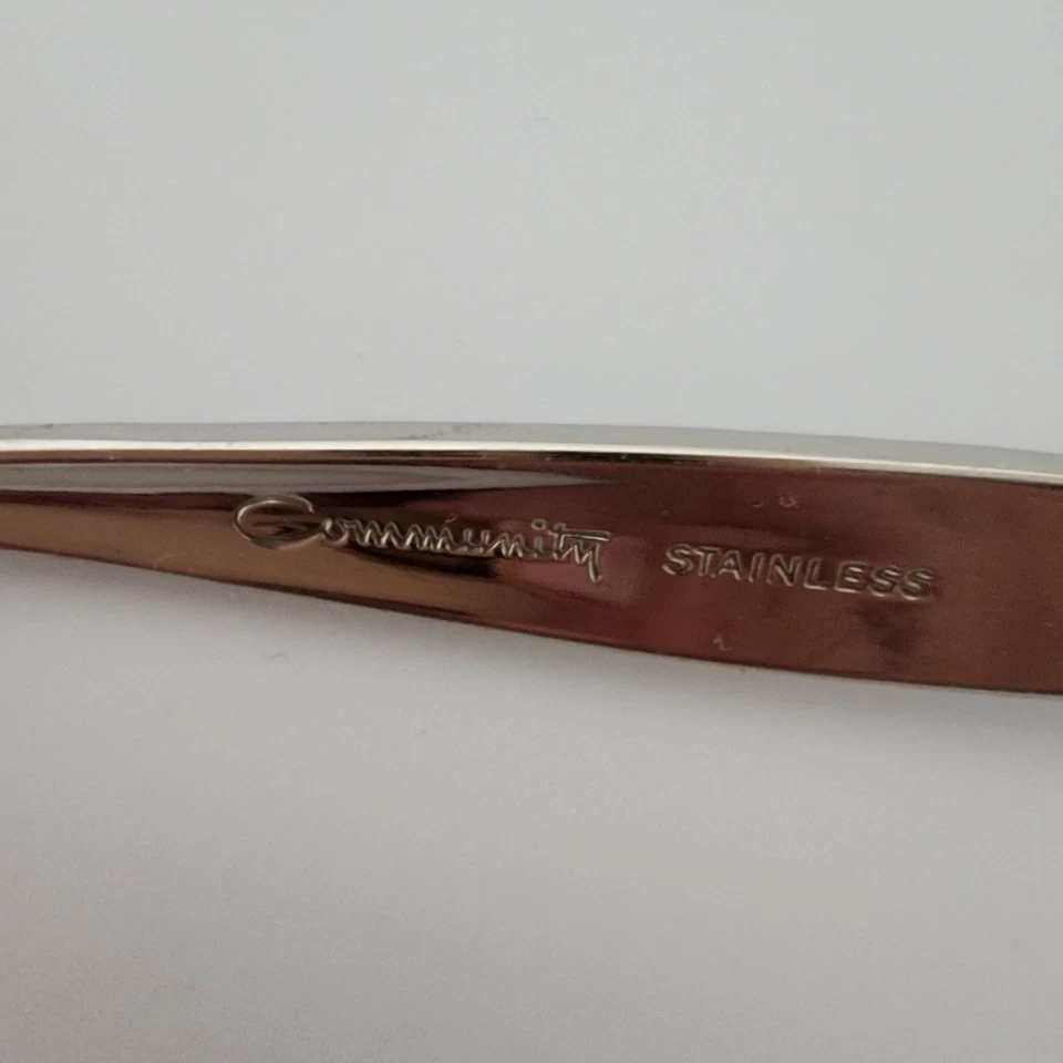 Vintage Onieda Community Venetia Stainless Burnished Set Of 5 Teaspoons - Image 4 of 4