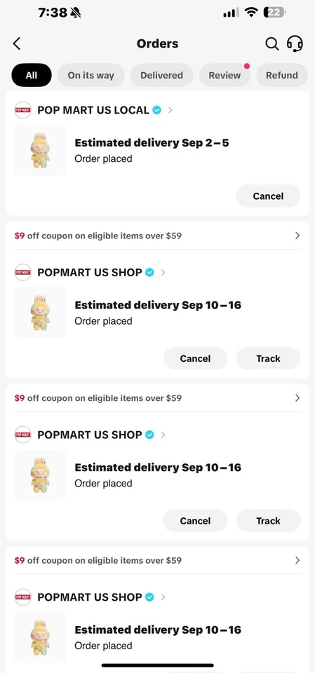 AUTHENTIC POPMART LABUBU THE MONSTERS ROCK THE UNIVERSE VINYL PLUSH DOLL - Image 4 of 4