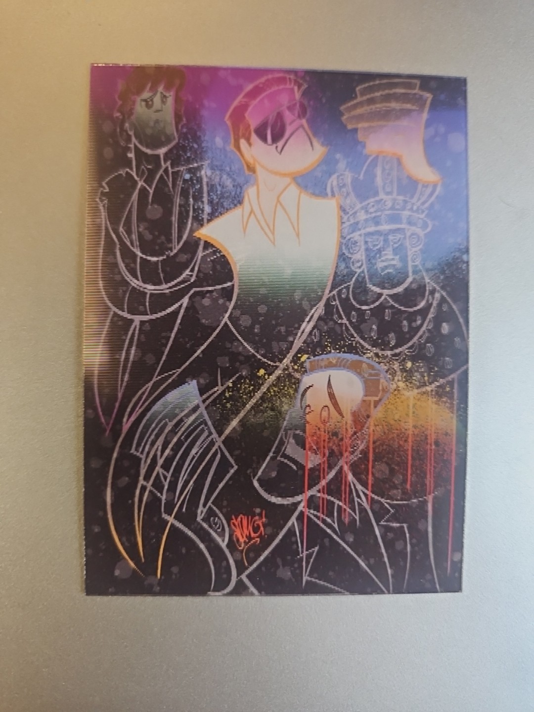 Jonathan Groff Lights Of Broadway 2025 Encore Rare Tilt Card