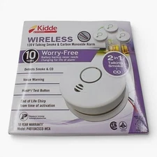 Kidde Wireless 120V Talking Smoke & Carbon Monoxide Alarm