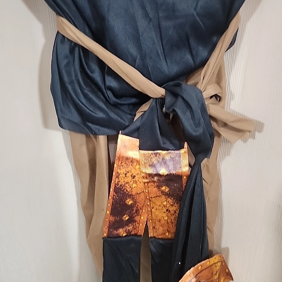 Disfraz Dungeon Master Niños 12-14 Camisa Ejecutor-Pantalón-Bandas-Capucha Disfraz NUEVO Foto 3 de 4