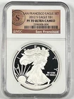2012-S American Silver Eagle : NGC PF70 Ultra Cameo