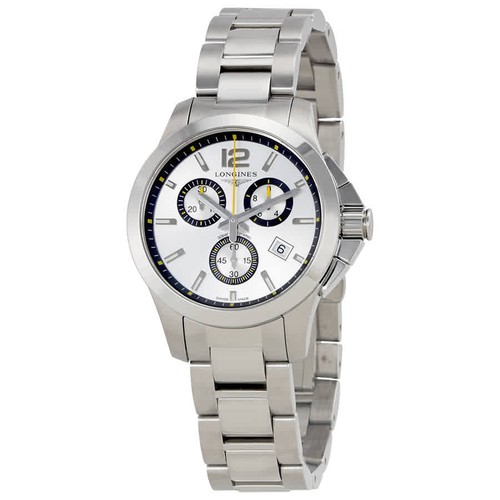 Longines Conquest Chronograph Silver Dial Watch L33794786