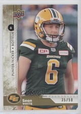 2018 Upper Deck CFL Gold 35/50 Sean Whyte #8 o2y