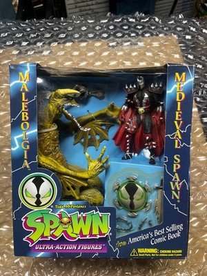 Medieval Spawn vs Malebolgia Collectors Gift Set Image Comics Rare Figures 90s