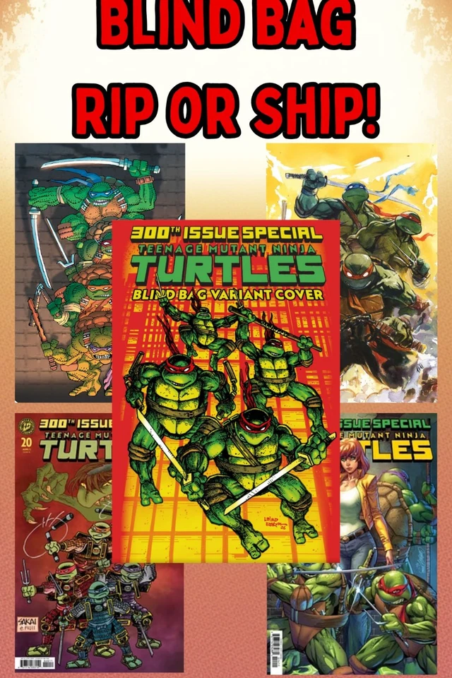 TMNT 300th Issue Blind bag rip or ship! W/Chris