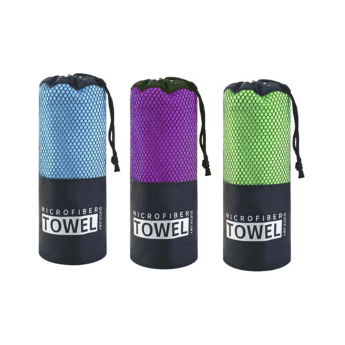 Microfiber Towel Quick Dry for Sports Beach Swim Travel Yoga Gym Super Absorbent - Picture 11 of 17