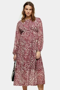 smock midi dress uk