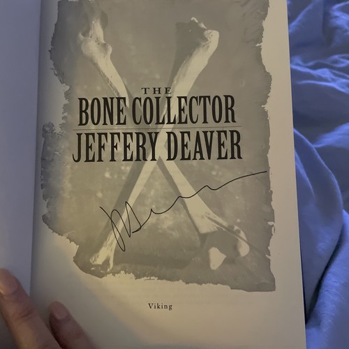 Bone Collector by Jeffery Deavers (1997, Hardcover) Signed - Imagen 4 de 14