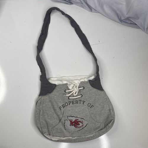 Profanity "Property of Kansas City Chiefs" NFL Shoulder Tote Tailgating Bag EUC - 第 1/9 張圖片