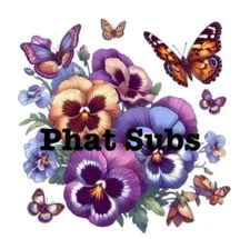 Sublimation Print Blooming Butterflies Ready To Press Heat Transfer