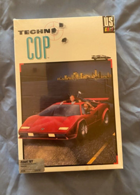 Techno Cop Atari 1040/520 ST NEW Disk By U.S. Gold