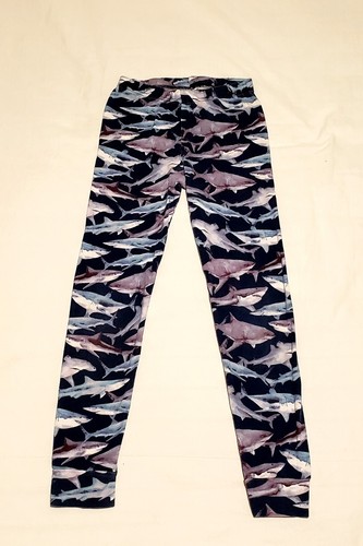Sleep Pants, LP, Shark Novelty, Boys, Youths Size 10, Elastic Waist - Picture 3 of 4