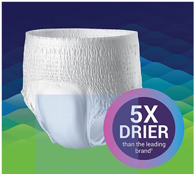Prevail Incontinence Protective Underwear, Maximum Absorbency, XXL, 48