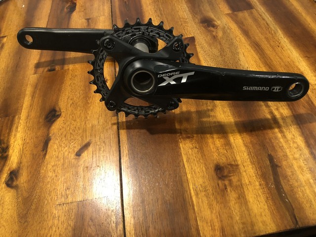 Shimano xt m785 crankset 170mm raceface 30t narrow wide deore 780 fc hollow 1x | eBay
