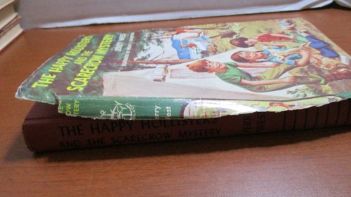 Vintage HAPPY HOLLISTERS and SCARECROW MYSTERY ~ Staubjacke ~ 1957 ~ Jerry West - Bild 2 von 5