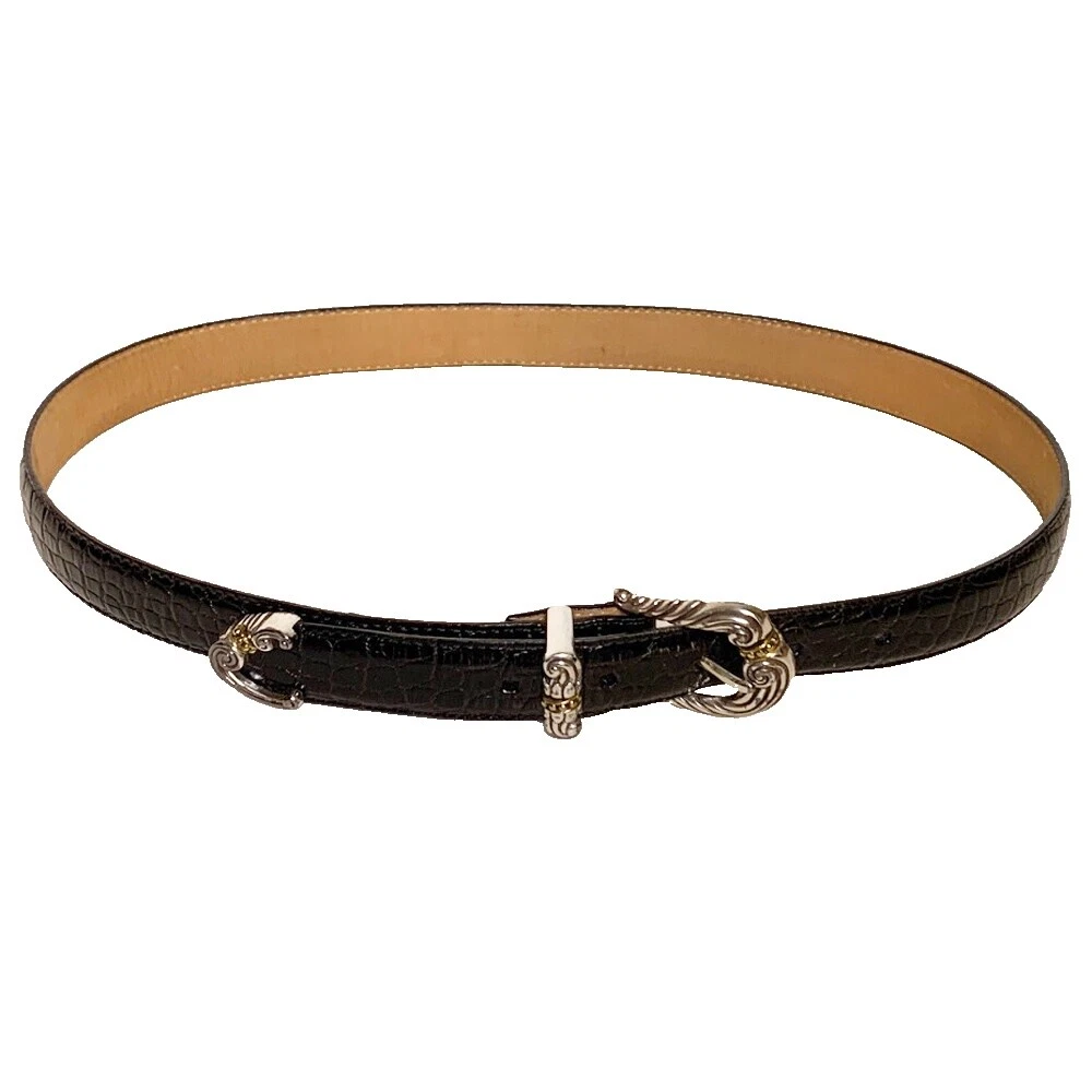 Серебристые оригинальные винтажные ремни