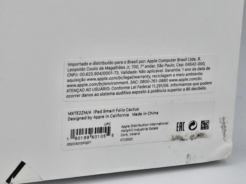 Apple Smart Folio iPad Pro 12.9" 6th Gen 5th 4th 3rd Gen Case - Cactus MXTE2ZM/A - Image 4 of 4