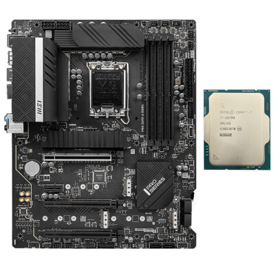 Msi PRO Z690-A DDR4 lga1700 Intel Core i7-12700 /12700K Processor