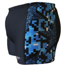 Kąpielówki Speedo z nasadką na nogawki dla chłopców aquashort odporne na chlor kształt pudełka