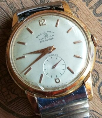 Grand Prix Wahl mechanische Uhr von 1950. Cal. 645