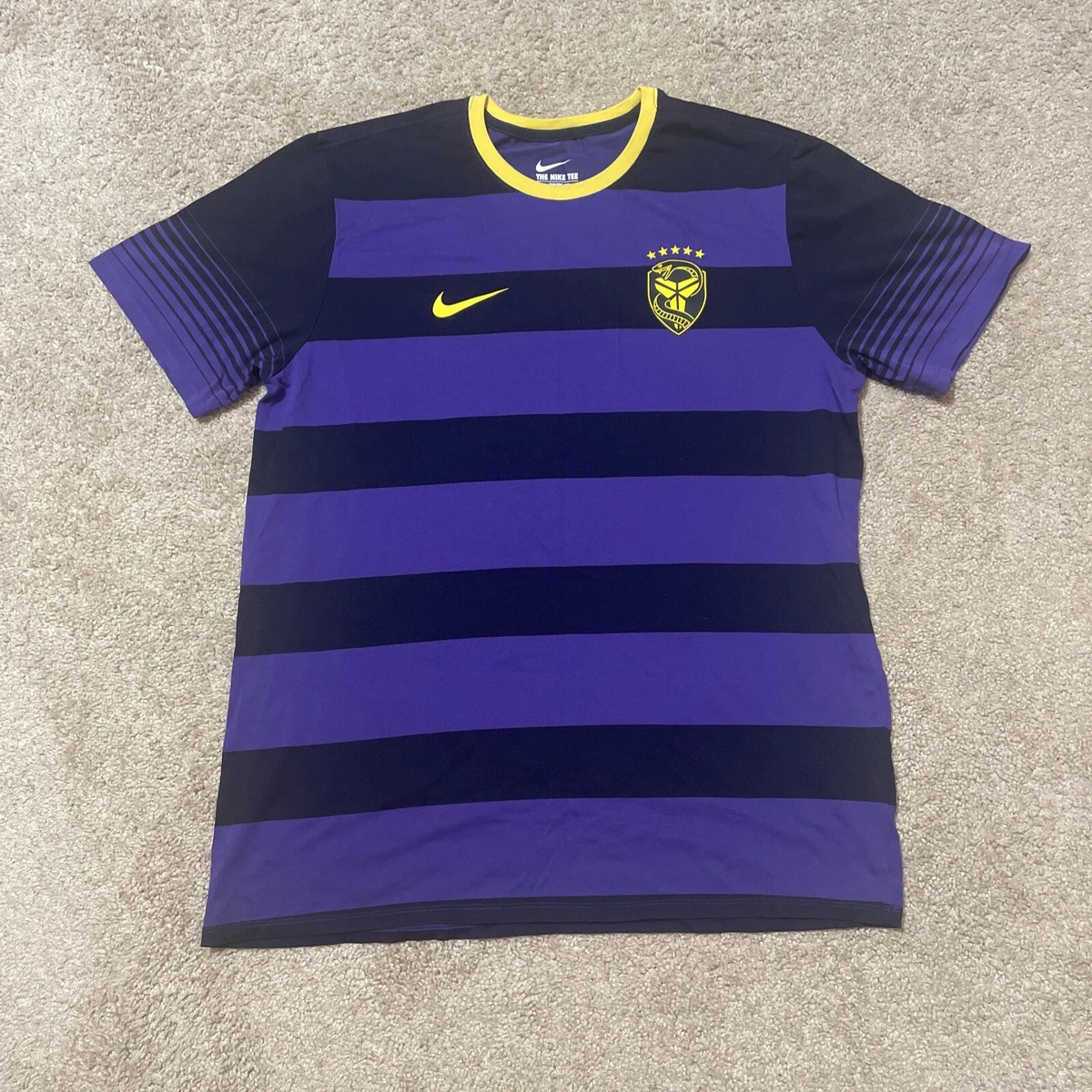 Nike Dri Fit Kobe Mambacurial 8 24 Retirement Soccer Jersey Shirt