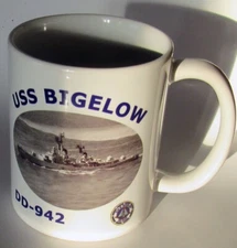 Navy Emporium USS Bigelow DD-942 Coffee Cup Mug