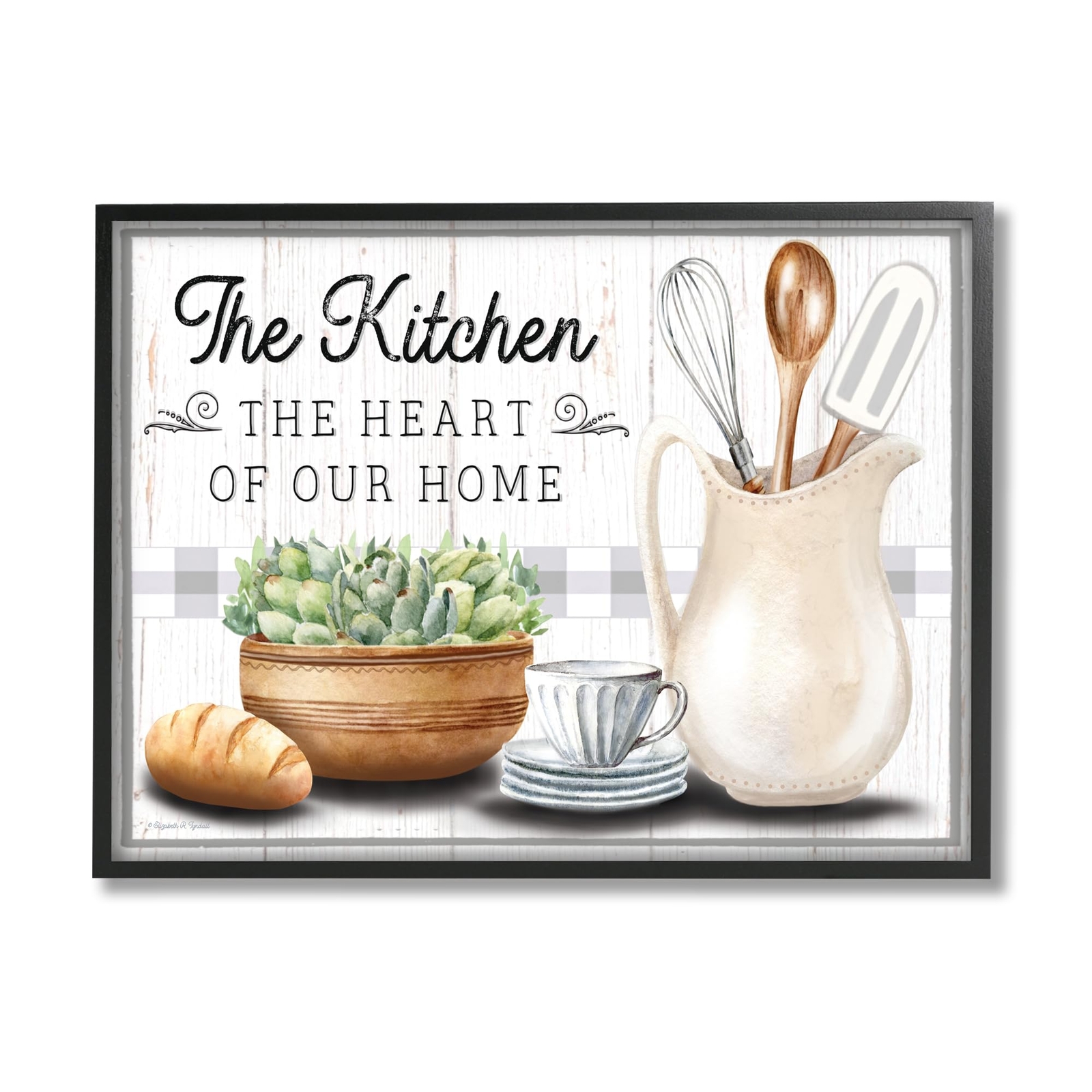 Kitchen Heart of Home Framed Giclee Art by Elizabeth Tyndall