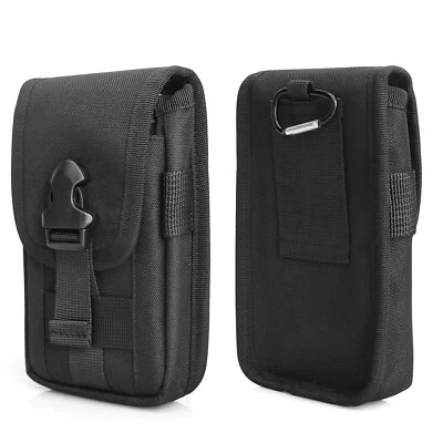 DONWELL Cell Phone Holster Pouch for iPhone Samsung Oxford Wallet Case With Belt Loop US