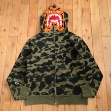 BAPE Tiger full zip hoodie 1st camo green A Bathing Ape Size XL
