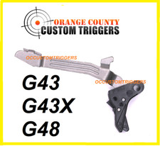 Glock 43 43X 48 Flat Trigger with Adjustable Pre-Travel