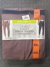 Eddie Bauer Ladies XXL Jogger 2-pack Blue  Pink NWT