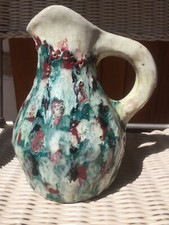 Alice COLONIEU (1924-2010) pichet Céramique émaillée et relief Signé