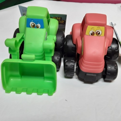 2 MINI GO FARM TRACTOR & Hay Baler 4x5 inches on both. - Picture 3 of 3