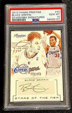 PSA 10 BLAKE GRIFFIN 2013 SP #D /50 AUTO # 43 STARS PRESTIGE SIGNATURES G2457