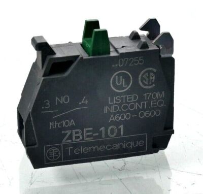 2x Telemecanique ZBE-101 Hilfsschalterblock