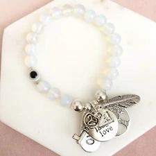 Evil Eye 21st Birthday Gift Mati Bracelet Friendship Angel Tree Of Life Charms