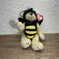 Ty Beanie Babies Beezee the Bear Plush Honey Bee Costume Clothes KG JD