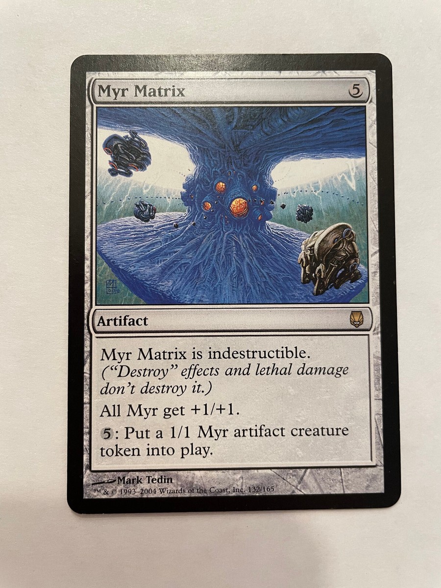 Myr Matrix 1x FOIL DST MTG Darksteel Rare MINT artifact Myr Matrix 1x FOIL DST MTG Darksteel Rare MINT artifact