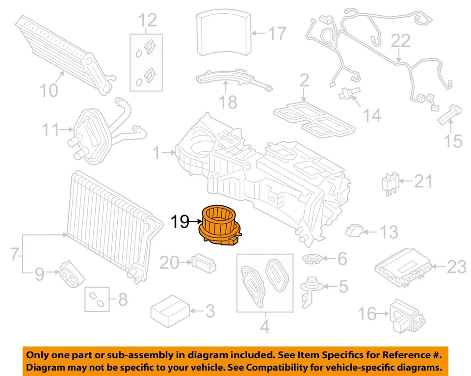 Б/у двигатель вентилятора ОВК подходит: 2014 Bmw 428I класса A - Изображение 3 из 4