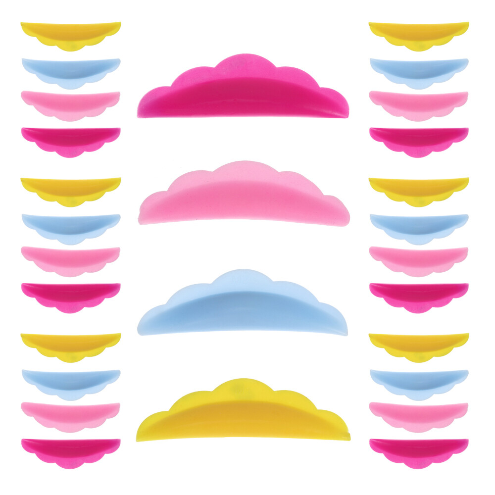 40 Pairs Supplies Eyelash Curler Silicone Gasket Perming Accessories