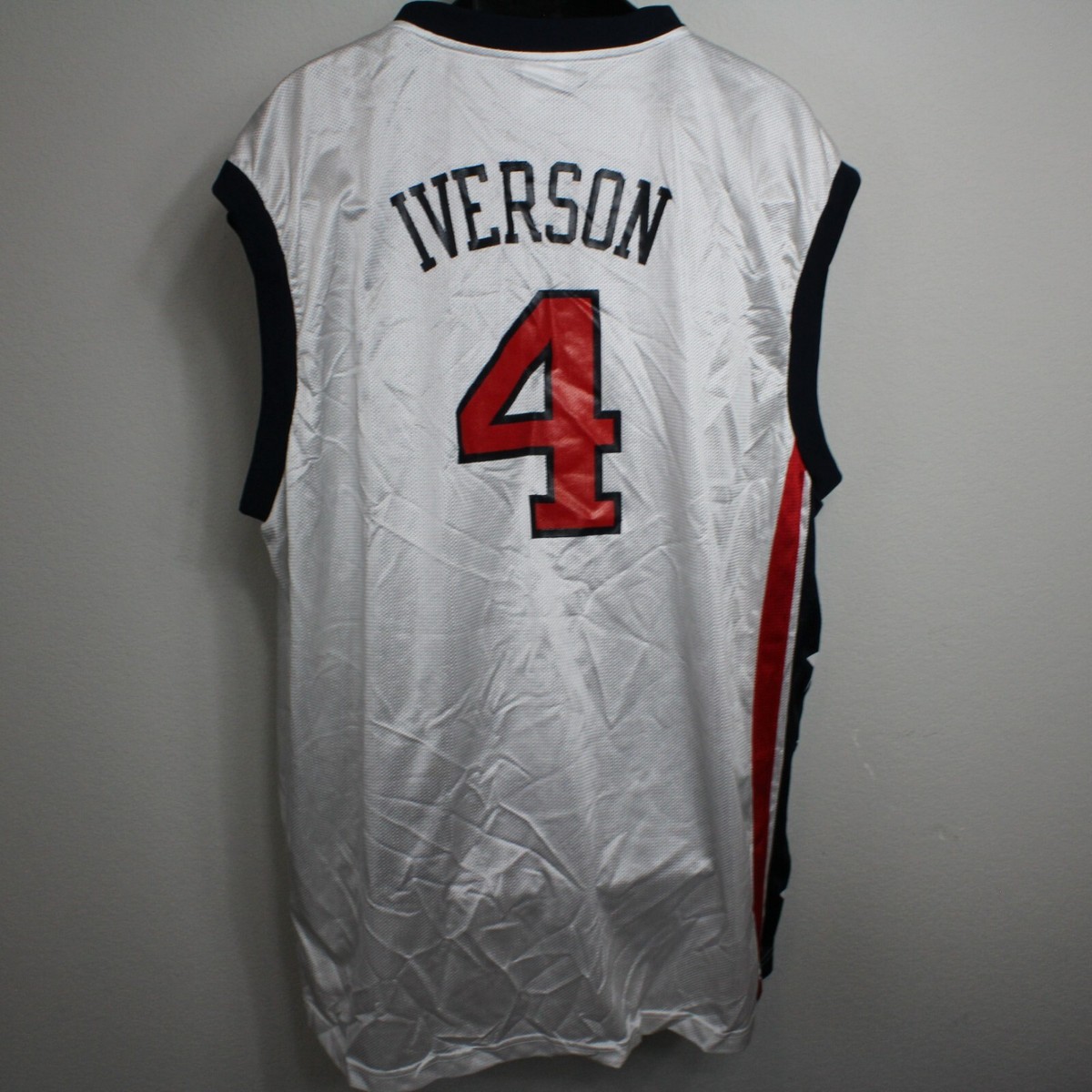 Allen Iverson Team USA Olympic Basketball NBA Reebok