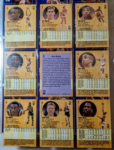 1991-92 Fleer Basketball Near Set (398/400) + 14 limitowanych kart podzbioru - Zdjęcie 7 z 9